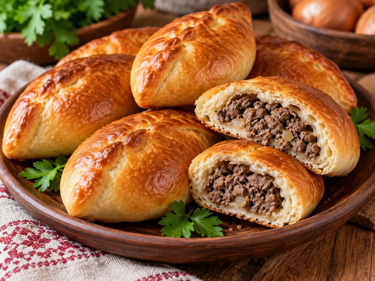 Пирожки с печенью