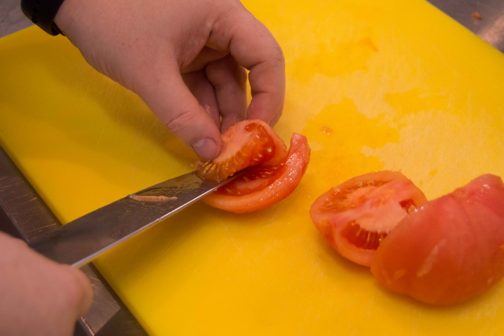 Филе дорадо с помидорами конкассе от шеф-повара ресторана «Симпозиум» - фотография № 9