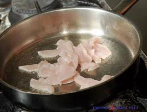 Нарезка куриного филе