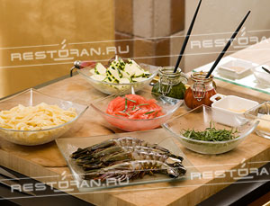 Гамбас с тальятелли от повара ресторана новой итальянской кухни "Полента" - фотография № 2