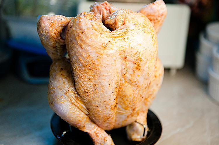Рецепт курицы гриль в духовке на вертеле