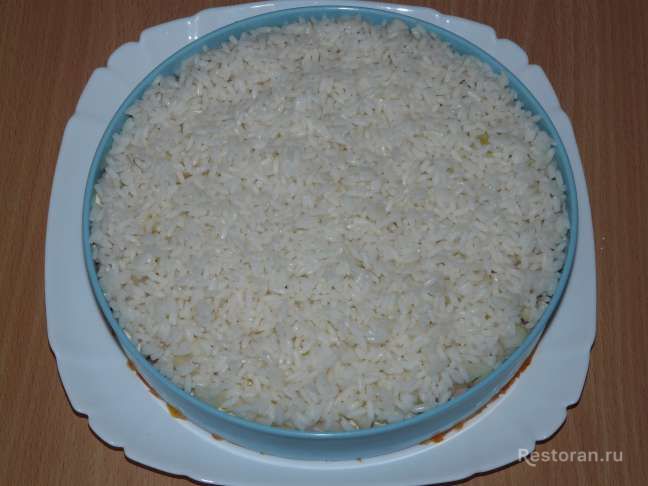 Нежный салатик с ветчиной и рисом - фотография № 8