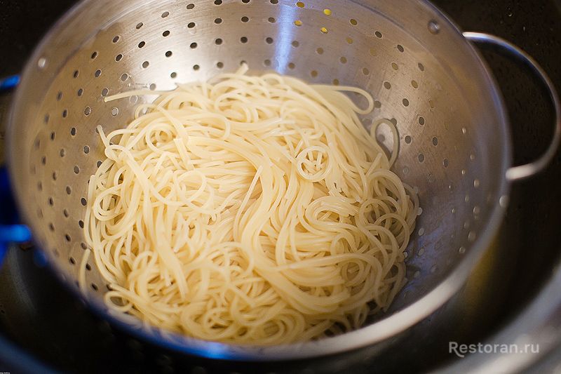 Спагетти карбонара - фотография № 5