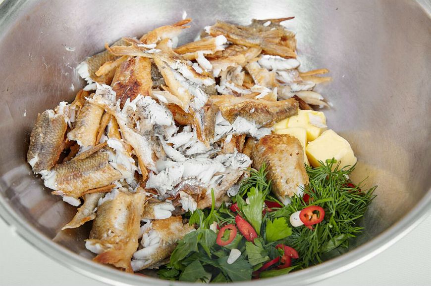 Ресторан Корюшка паштет из корюшки блюдо из рыбы рецепт от шеф-повара