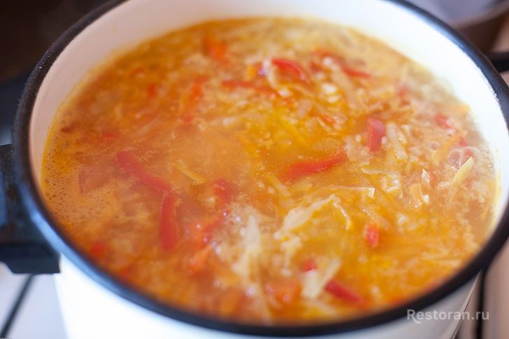 Овощной суп с рисом и карри - фотография № 16