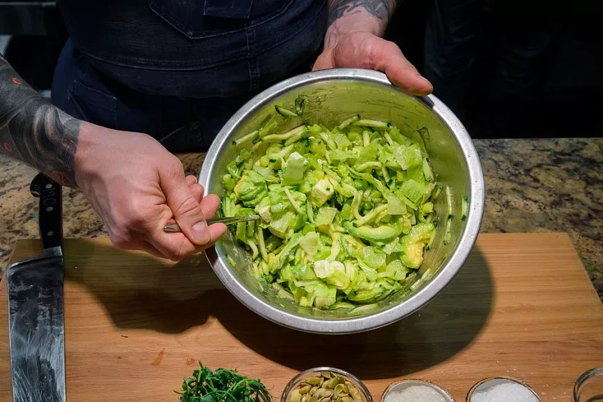 Зелёный салат от шеф-повара ресторана «Real Food ГРИЛЬ»