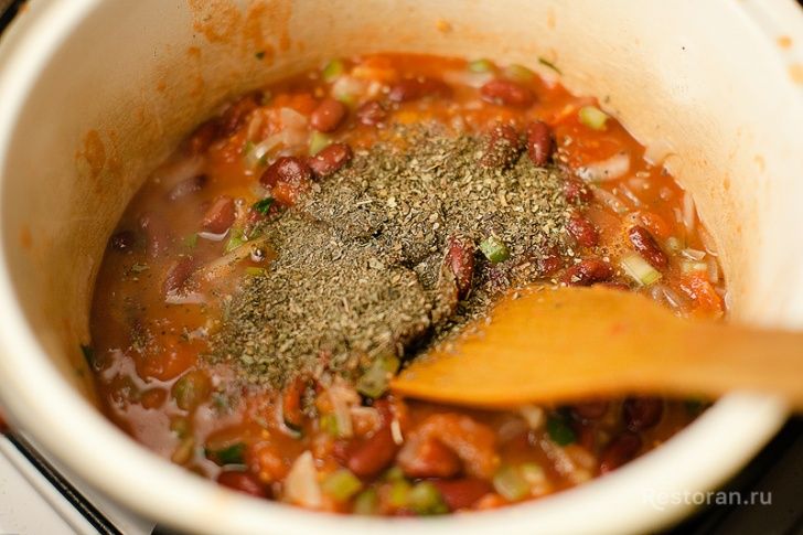 Итальянский овощной суп с сосисками - фотография № 7