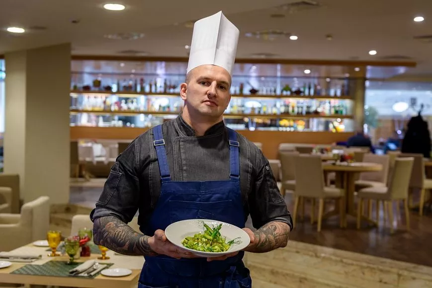 Зелёный салат от шеф-повара ресторана «Real Food ГРИЛЬ»