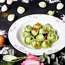 Пельмени с ладожской щукой, топленым маслом и икрой